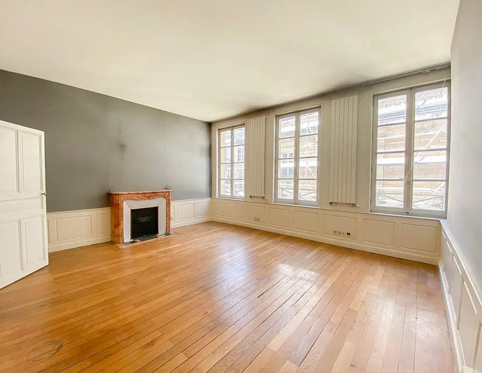 Intérieur parquet massif cachet de l'ancien projet Amiral